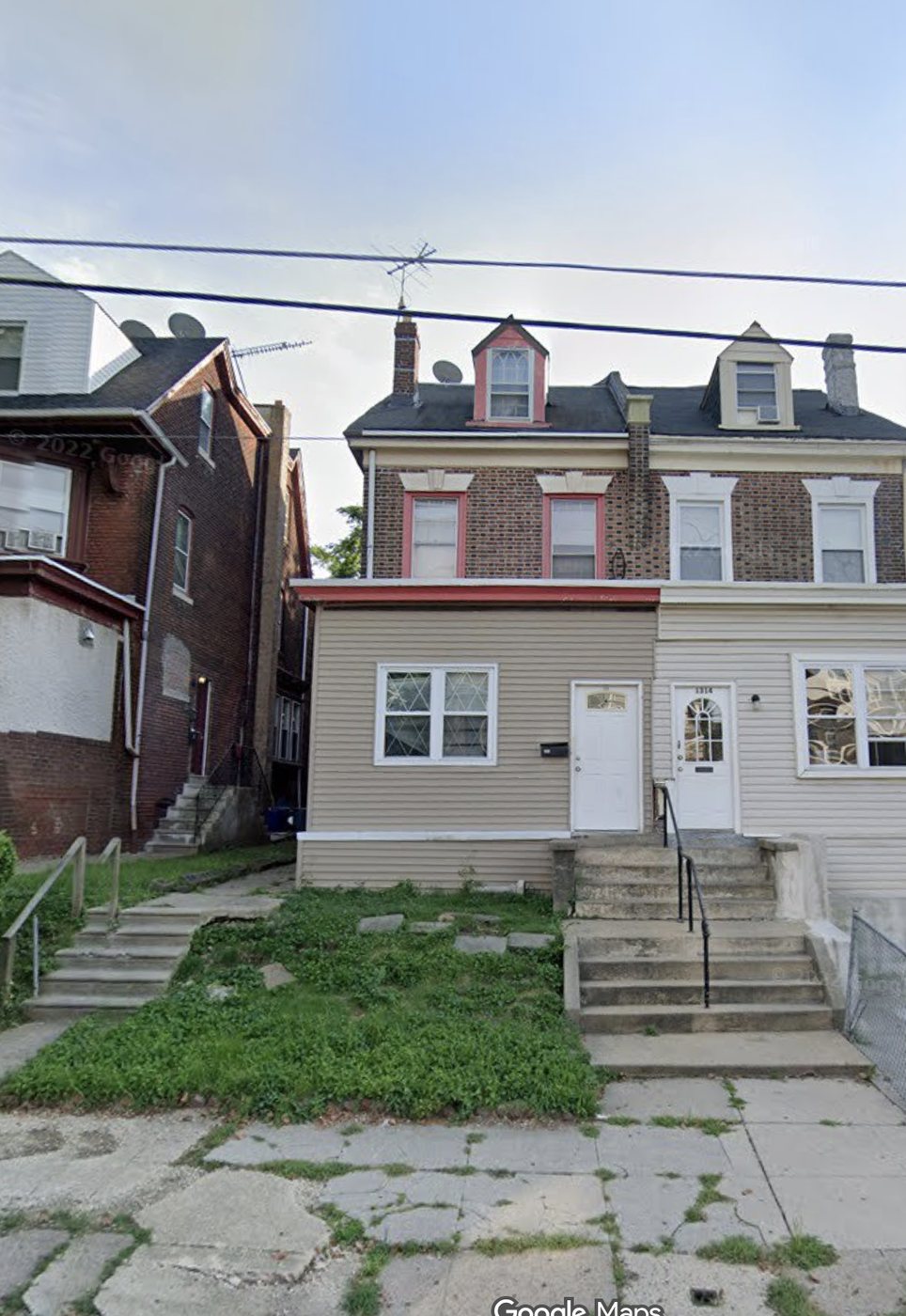 Brick twin home funded by Trato Lending in Philadelphia, Pennsylvania
